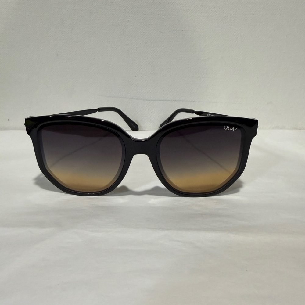 Quay Australia Black Frame Sunglasses COFFE RUN